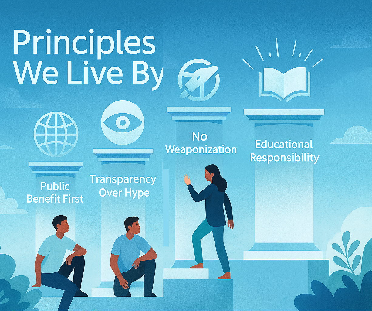 Principles we live by infographic